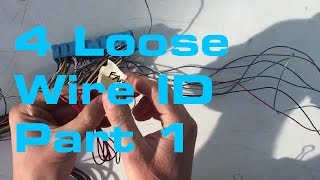 4 Loose Wire Identification 12  Wiring Harness Series [upl. by Netloc714]