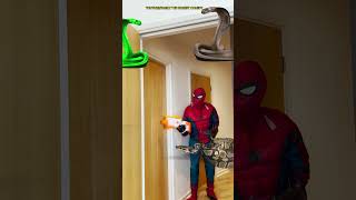 Funny video try not to laugh Alien vs Spiderman in London house bhoot wala shorts viralvideo [upl. by Yarehs]