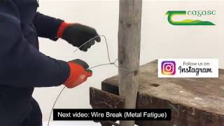 1 Termination Knot High Tensile Wire Fencing Skills [upl. by Dorelle]