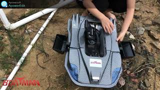 Boatman Leader Pro bait boatConnection of Battery amp Battery Capacity Introduction [upl. by Aseen]