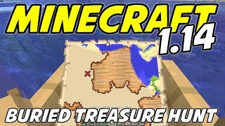 Minecraft 114  BURIED TREASURE HUNT  Minecraft 114 Playthrough  Ep 6 [upl. by Talyah961]