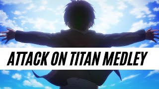 Epic and Dramatic Moments from the Attack on Titan Soundtrack A Medley [upl. by Itnahs967]