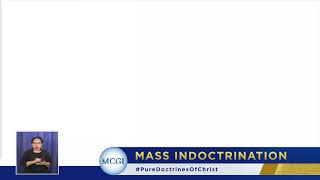 Mass Indoctrination Closing Prayer MCGI Prayer with Doxology [upl. by Aihsetal579]