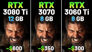 RTX 3080 Ti vs RTX 3070 vs RTX 3060 Ti  Test in 12 Games in 2024 [upl. by Bills]