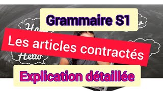 Les articles contractés [upl. by Graeme]