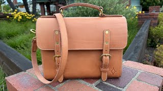 The Briefcase by Ranchlands Leather Shop Chico Basin Ranch Colorado [upl. by Varipapa]