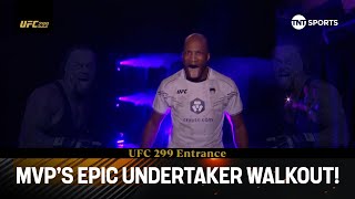 MICHAEL VENOM PAGE WALKED OUT TO THE UNDERTAKER THEME AT UFC299 😤 🤯 [upl. by Jarlath]