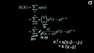 The Binomial Distribution Mathematically Deriving the Mean and Variance [upl. by Senalda]