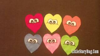 Valentines Day preschool song  Oh Valentine song  Littlestorybug [upl. by Gillie267]