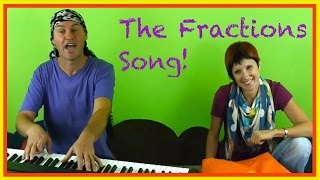 Learn Numbers  The FRACTIONS SONG  Numbers for Children  Videos for kids [upl. by Johiah]