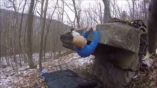 ANF Climbing  Bouldering Intermediates in the Allegheny National Forest [upl. by Roid32]