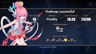 Honkai Impact 3 Elysian Realm Finality Rozaliya Fervent Tempo Full Run [upl. by Gertrud]