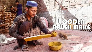 Fascinating Manufacturing Process of Handmade Wooden Brushes [upl. by Eymaj754]