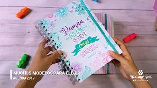 AGENDAS PERSONALIZADAS 2019 [upl. by Eemyaj]