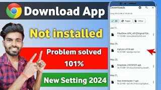 Chrome se app install nahi ho raha hai 2024  Chrome app not installed problem  app not installed [upl. by Clarise]