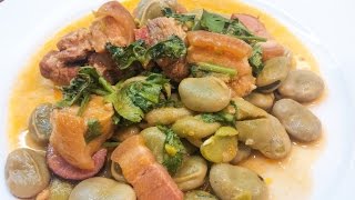 Receita de favas guisadas à portuguesa by necasdevaladares [upl. by Ailongam]