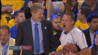 NBA Referees Wired 15  Larry Bird Kobe Bryant Steve Kerr talk to the NBA officials [upl. by Hershel596]