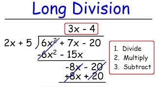 Polynomials  Long Division [upl. by Sisi]