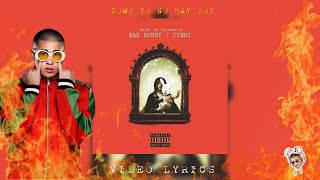 Bad Bunny  CYNH2 Letra [upl. by Sherourd]