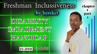 Inclusiveness Chapter 1 part 1 in Amharic  For freshman students [upl. by Anaujik]