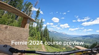 Racing Canada’s STEEPEST race track  Fernie 2024 course preview [upl. by Tyrone371]