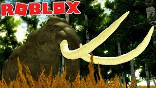 Cenozoic Survival Roblox  Poderosos Mamutes Tigre Dente de Sabre  1 PTBR [upl. by Grassi]