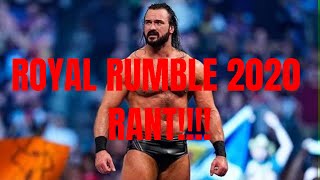 ROYAL RUMBLE 2020 RANT [upl. by Dilaw]