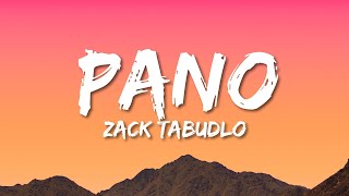 Zack Tabudlo  Pano Lyrics quotpano naman akoquot [upl. by Brunhilda730]