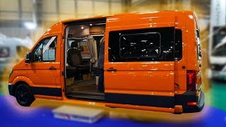 VW Crafter Tour  The Not So Stealth Camper [upl. by Eanad]