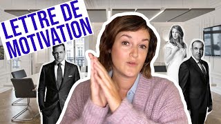 COMMENT REDIGER SA LETTRE DE MOTIVATION POUR LE STAGE EN DROIT DE SES REVES modèle [upl. by Froehlich]