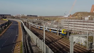 Trains at Stratford Station In London [upl. by Persson]