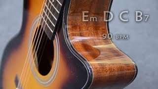 Acoustic Guitar Backing Track Ballad in E Minor Jam [upl. by Nauwtna226]