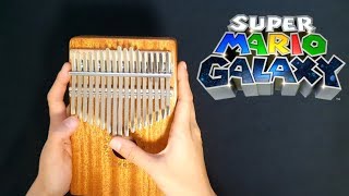 Gusty Garden Galaxyウィンドガーデンbgm  Super Mario Galaxyスーパーマリオギャラクシーkalimbaカリンバ  Yoon Soup [upl. by Mccowyn]