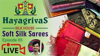 New Design  Soft Silk Saree  சாஃப்ட் சில்க்  Hayagrivas  Chennai [upl. by Skurnik]