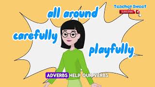 ADVERB Song 🎶for Kids Educational Video [upl. by Hebbe]