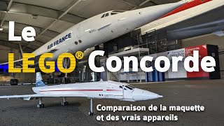 Le LEGO® Concorde face aux modèles du musée de lAir et de lEspace [upl. by Betteanne73]