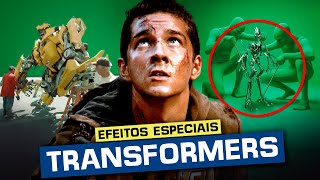 O SEGREDO dos EFEITOS de TRANSFORMERS bastidores como foi feito o primeiro filme [upl. by Aeslehc617]