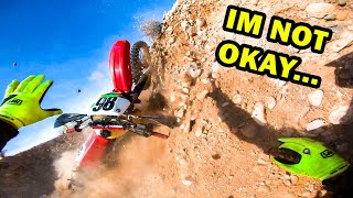 HeartStopping Fail Dirtbike Crash During Epic Hill Climb in Arizona [upl. by Ajat]