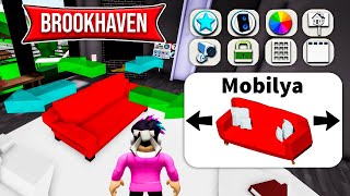 BROOKHAVEN MOBİLYA GÜNCELLEMESİ GELDİ  EV DÜZENLEME  Brookhaven Roleplay  Roblox Türkçe [upl. by Wagner]