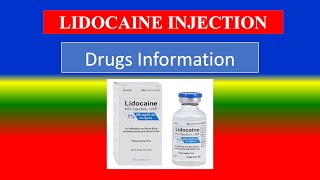 LIDOCAINE INJECTION Generic Name Drug class Brande Name Precautions How to use Side Effects [upl. by Burns395]