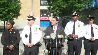 Watch as NYPD Executives brief the media on an ongoing investigation in The Bronx [upl. by Srednas]