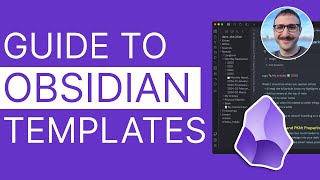 How to create a template in Obsidian Beginners Tutorial [upl. by Allrud]