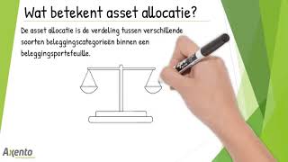 Wat betekent asset allocatie [upl. by Enibas]