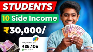 💰Earn Money Online ₹30000month  10 Side Incomes For Students  Work From Home With No Investment [upl. by Bittencourt]