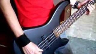 The Red Jumpsuit ApparatusYour Guardian Angel Bass Cover [upl. by Aimar]