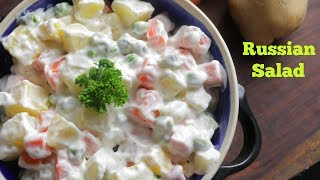 RUSSIAN SALAD  Best Healthy Tasty Salad  Best for all parties  By Chef Adnan [upl. by Eixirt]