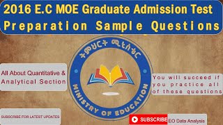 MOE Graduate Admission Test GAT Frequently Asked Questions in GAT in AAU [upl. by Fuchs765]