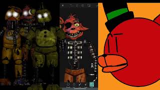 FNAF SPEED EDIT  IGNITED ANIMATRONICS PARTE 2 [upl. by Llevad]