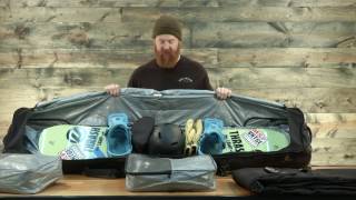 2015 Burton Wheelie Locker Snowboard Bag  Review  TheHousecom [upl. by Earahc]