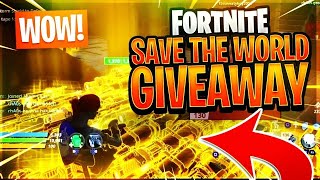 🔴LIVE🔴 STW GIVEAWAY STW FORTNITE [upl. by Lisle]